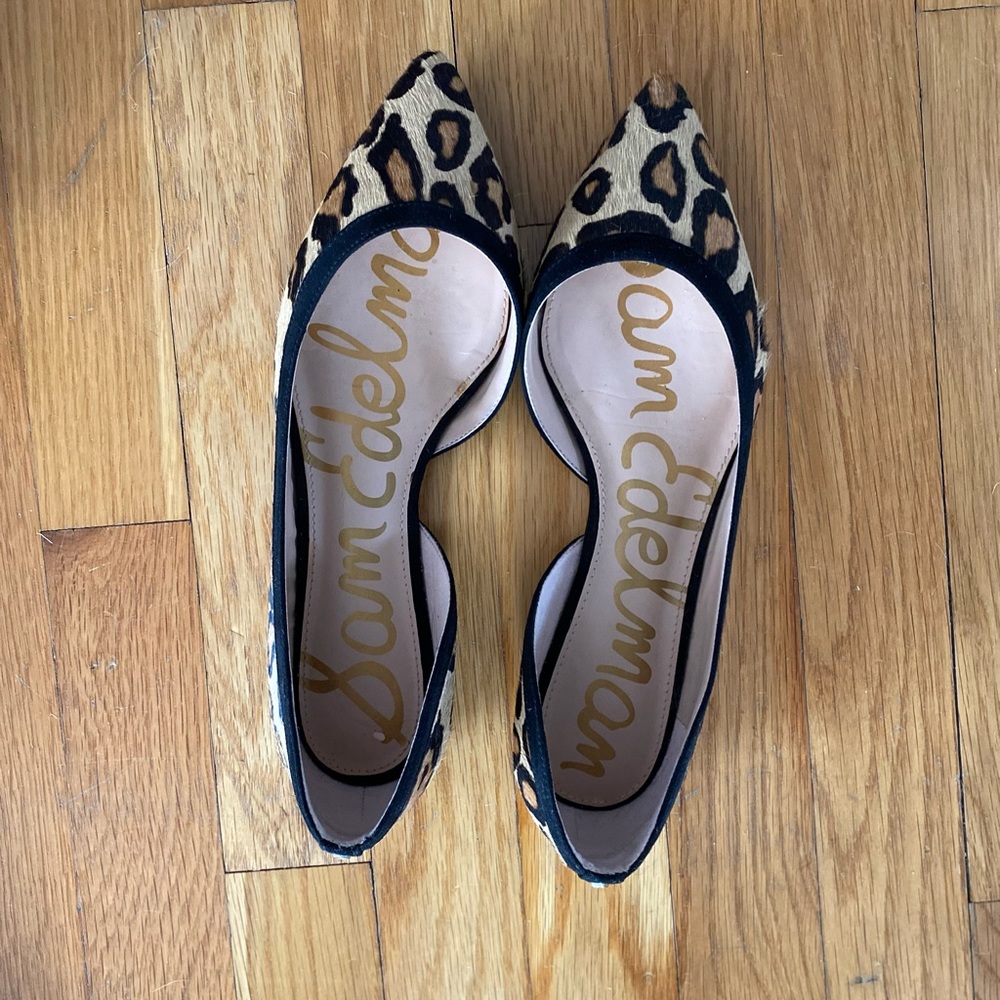 Sam Edelman leopard flats